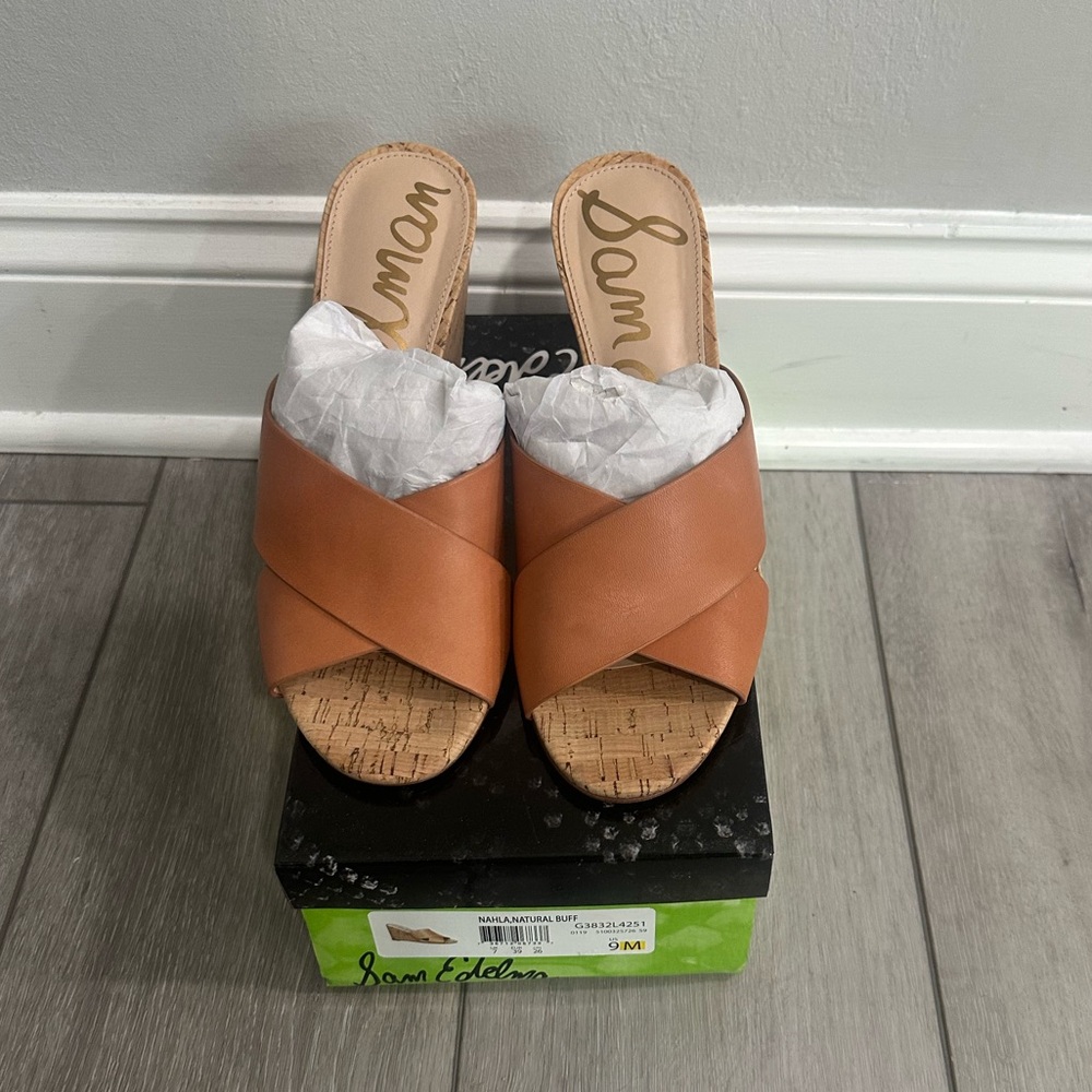Sam Edelman Nahla Cork Wedge Sandals